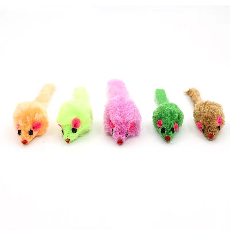 Hydrafun® - Lot de souris jouets pour chats