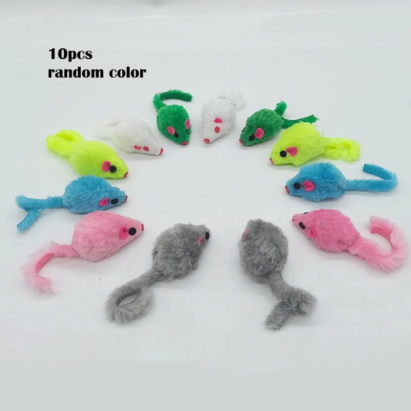Hydrafun® - Lot de souris jouets pour chats