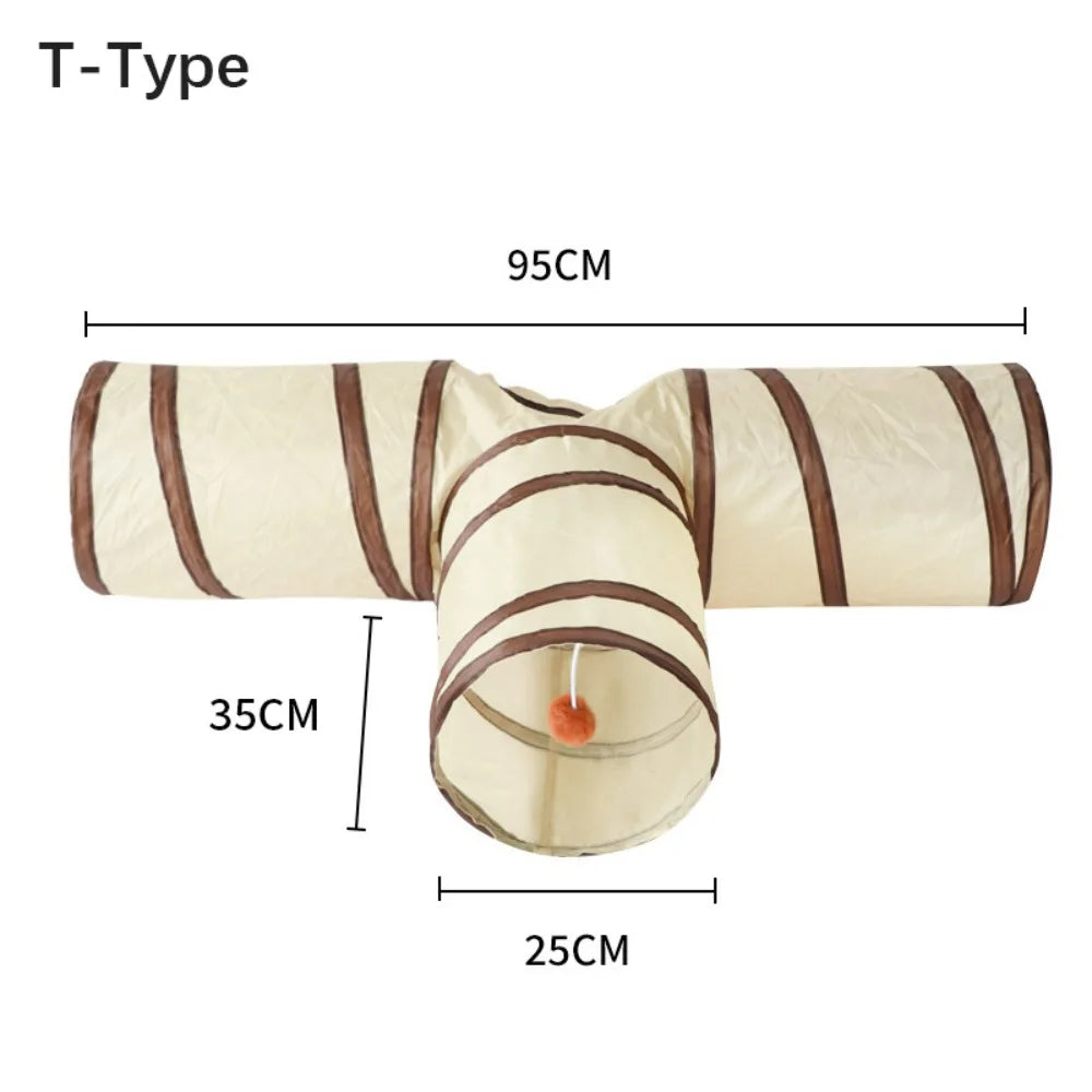 Hydrafun® - Tunnel interactif pliable pour chats
