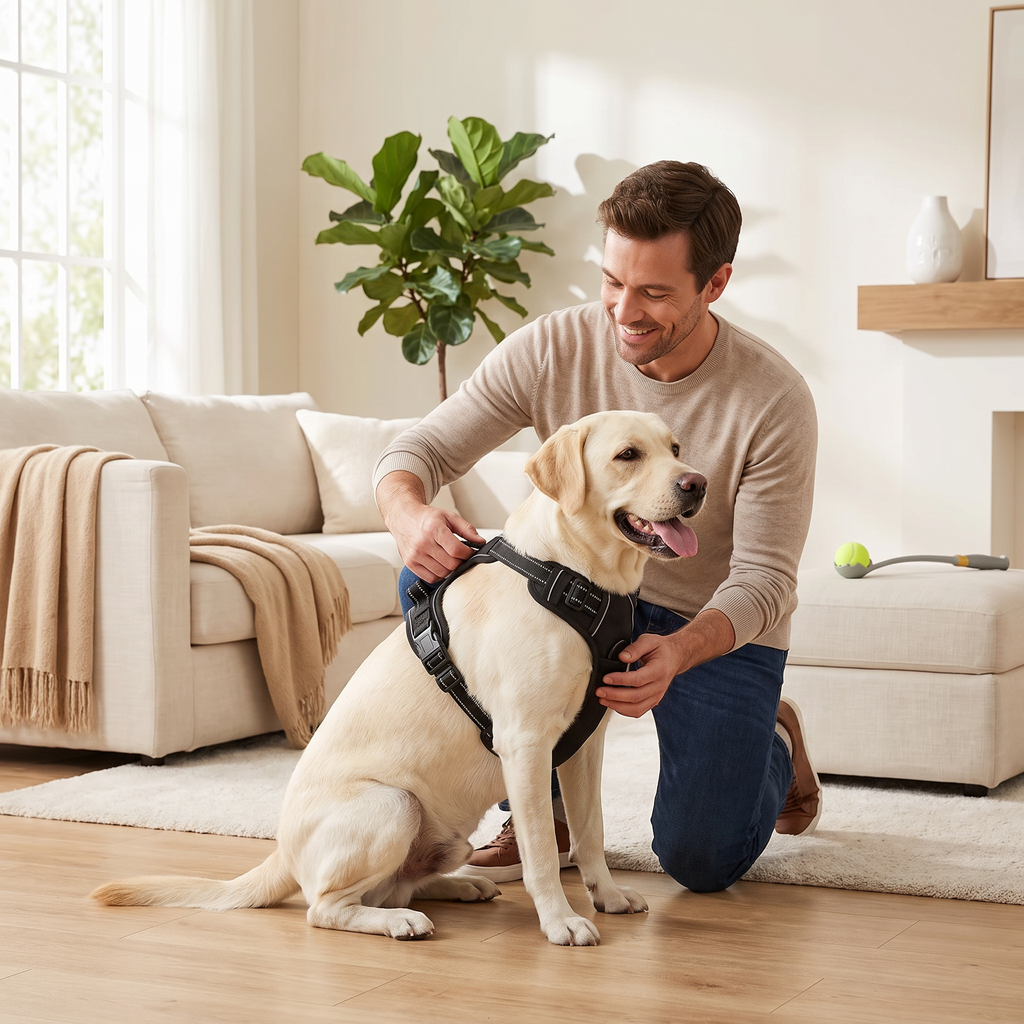 HydraWalk® – Harnais pour Chien Anti-Traction avec Poignée Renforcée
