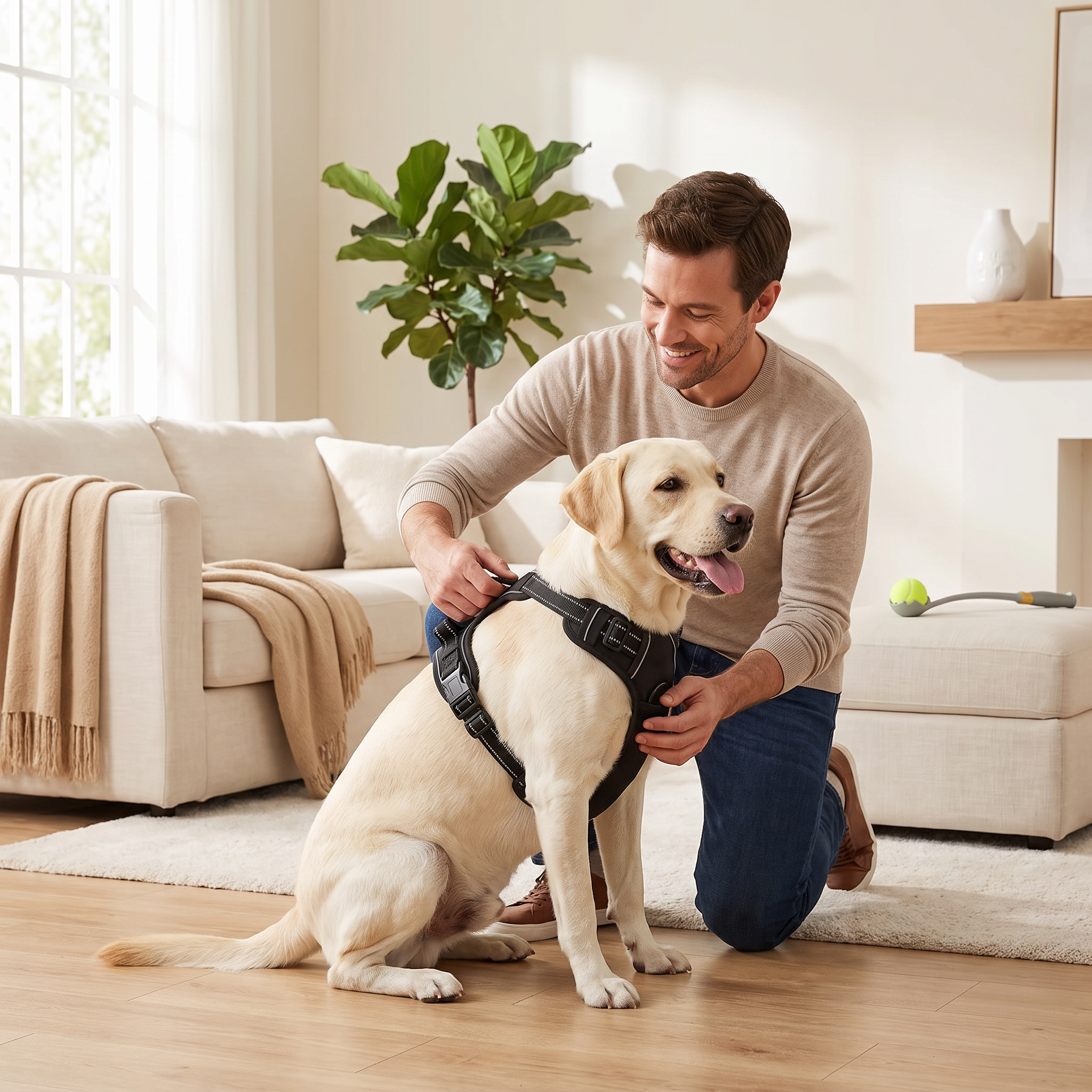 HydraWalk® – Harnais pour Chien Anti-Traction avec Poignée Renforcée